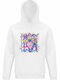 Kids Sweatshirt with Hood White Kpop Huntrix, Saja Girls Anime, Mira Rumi Joey, Demon Hunter Design, K-pop Fan Art