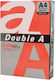 Double A Colored Paper Copier A4 80gsm 100 Sheets Ream Double A Intense Red