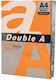 Double A Color Paper Copier A4 80gsm 500 Sheets Ream Double A Saffron Intens