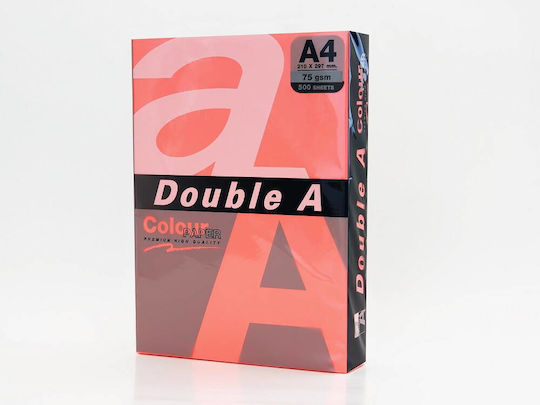Double A Colored Paper Copier A4 75gsm 500 Sheets Ream Double A Neon Purple