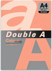 Double A Colored Paper Copier A4 75gsm 25 Sheets Ream Double A Neon Purple