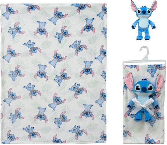 Dimcol Куверта За Бебешко Гушкане И Люлка Stitch С Животно 75x100см 2 Бройки Dimcol Куверта За Бебешко Гушкане И Люлка Stitch С Животно 75x100см 2 Бройки
