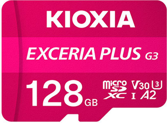 Kioxia Exceria Plus G3 microSDXC 128GB U3 V30 A2 UHS-I 210MB/s mit Adapter