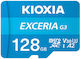 Kioxia microSDXC 128GB U3 V30 A2 UHS-I 160MB/s με αντάπτορα