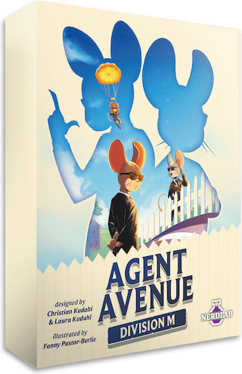 Extensie de Joc Agent Avenue Division M pentru 2-4 Jucători 8+ Ani AARRDMEN01 (EN) Nerdlab Games