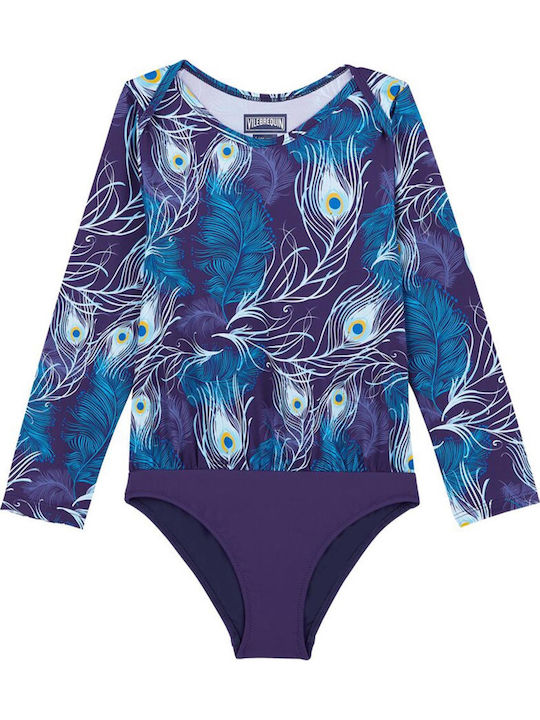 Vilebrequin Kids Swimwear Long Sleeve One-piece Blue