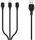 XO Nb103 USB към Кабел 2Спецификация Черен (XO-NB103-31)