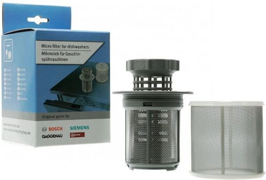 Filtru Tip Micro Sită Bosch 17008311 Design Din 3 Piese Filtrează Particule Mici Resturi Previne Blocarea Pompei Folosind Acest Filtru Mașini de Spălat Vase Comutator Apă