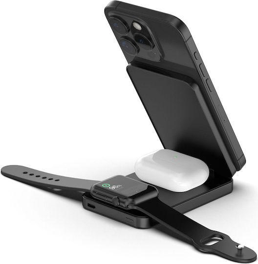 Decoded 4-in-1 MagSafe Power Bank 8000mAh 15W με Θύρα USB-C Power Delivery Μαύρο