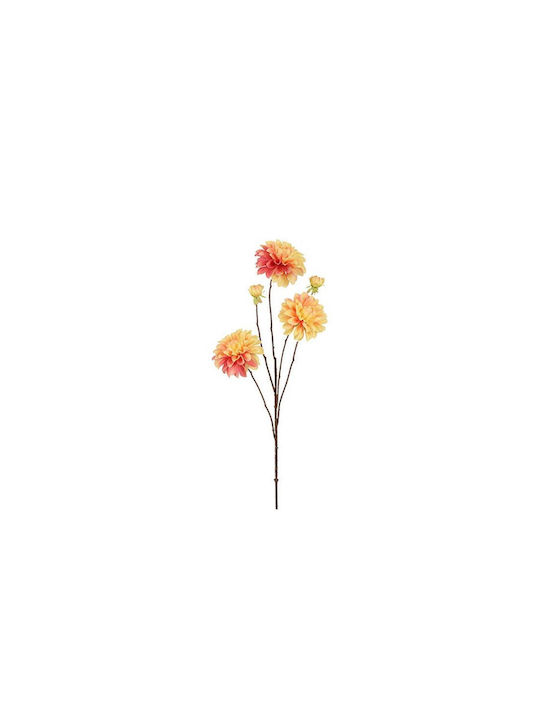 Artificial Dahlia Decorative Branch Dahlia Orange Atmosphera