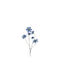 Clematis Artificial Decorative Branch Blue Atmosphera