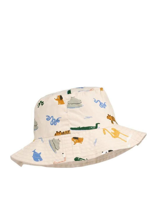 Liewood Kids' Hat Bucket Fabric Damon Beige