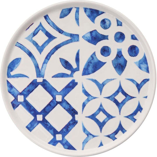 Hermia Plate Desert Ceramic White with Diameter 19.3cm 6pcs