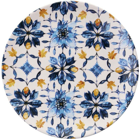 Hermia Plate Desert Ceramic Multicolour with Diameter 19.3cm 6pcs