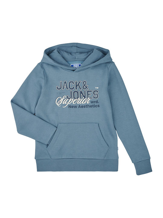 Jack & Jones Kinder-Sweatshirt mit Kapuze Blau