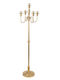Beauty Home Prestige Metal Candle Holder In Gold Colour 45x154cm