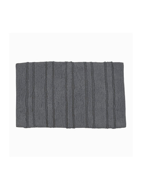 Ankor Non-Slip Bath Mat Cotton 852031 Grey 50x80cm
