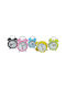 Tabletop Clock with Indicators with Alarm Clock Yellow 169031