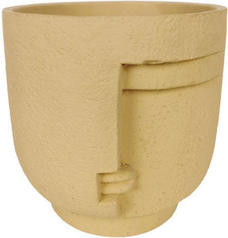 Marhome Ghiveci din Beton Bej 16.5x16.5x16εκ.