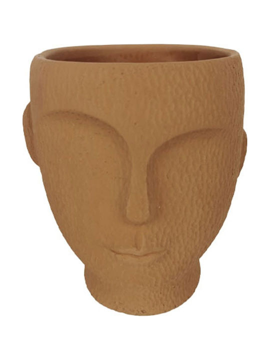 Marhome Planter Concrete Brown 15x14x17.5cm.