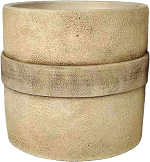 Marhome Κασπώ Τσιμεντένιο Μπεζ 17x17x17εκ.