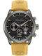 Timberland Henniker Ii Men's Watch 44mm Battery With Brown Leather Strap
