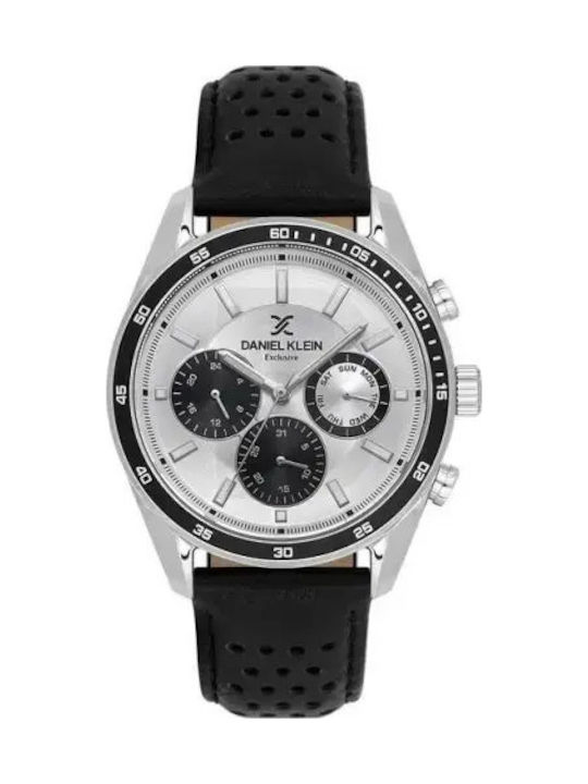 Daniel Klein Uhr Batterie mit Lederarmband