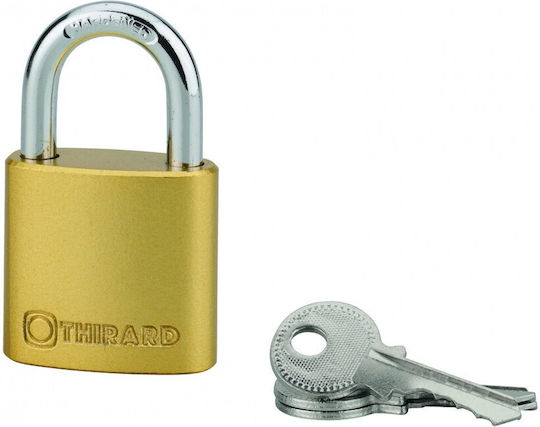 Thirard Ορειχάλκινο Λουκέτο Πέταλο με Κλειδί 32mm