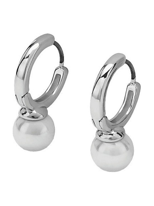 Silver Star Silver Dangle Earrings
