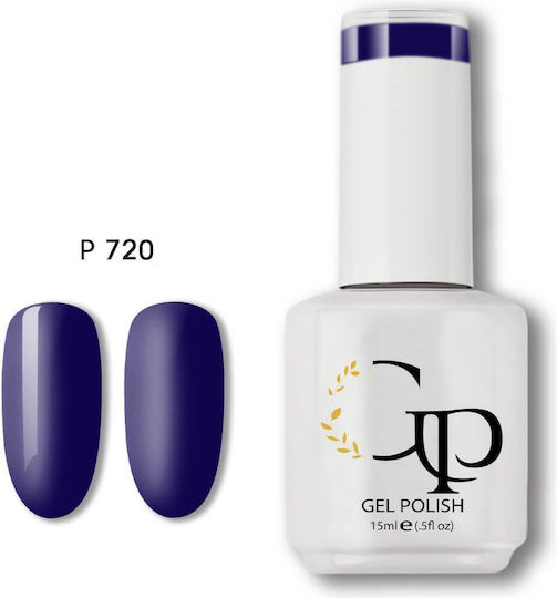 GP Trade Semi-Permanent Nail Polish Betty Blue P720 15ml 1pcs