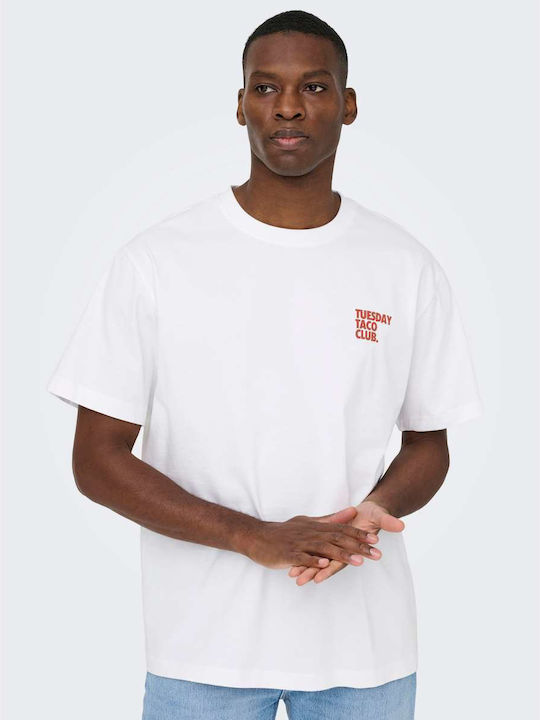 Only & Sons T-shirt Bright White