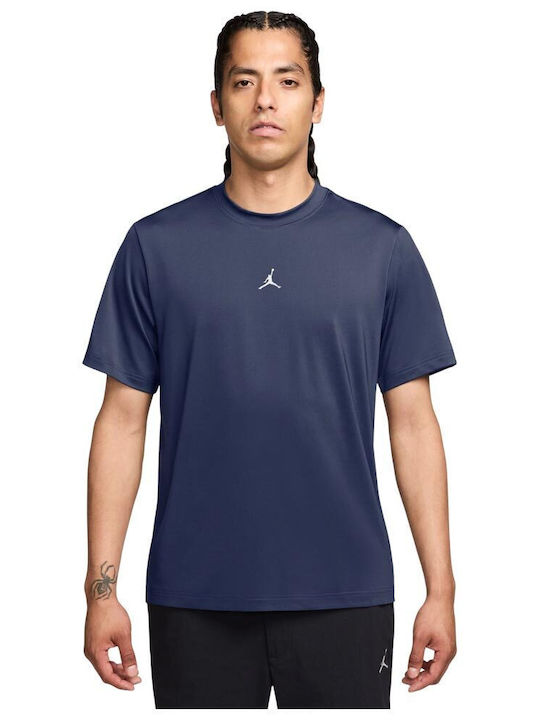 Jordan Dri-Fit Αθλητικό T-shirt Μπλε