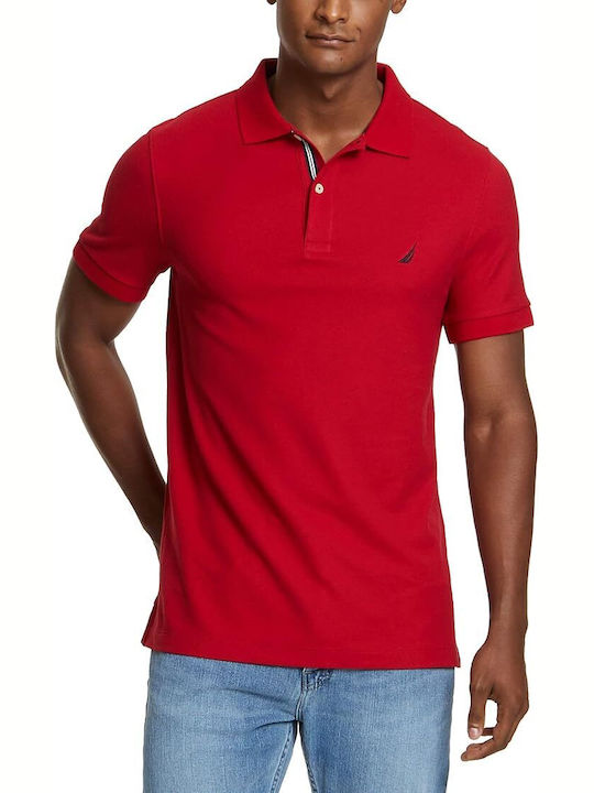 Nautica Polo Short Sleeve T-shirt Red Nautica Polo Short Sleeve T-shirt Red