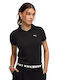 Damen Polo Bluse Kurzarm Black