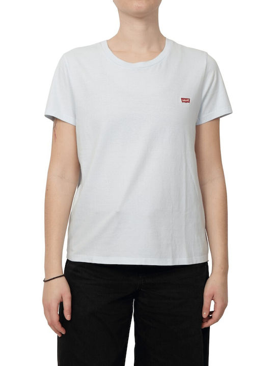 Levi's Perfect Tee Damen T-Shirt Light Blue