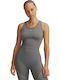 Damen Bluse Ärmellos Gray