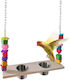 Swing Feeder Birds Kingdom For Small & Medium Parrots Swing Food 34cm Bke4593