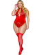 Women's Sexy Bodysuit Lace Velvet