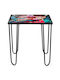 Metal Side Table Multi 53x53x55cm