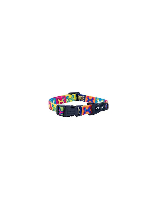 Guler Pentru Câini Rogz Fusion Classic Popart Galben Multicolor XLarge