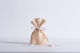 Beauty Home Fabric Pouch for Gift Beige 12x17cm