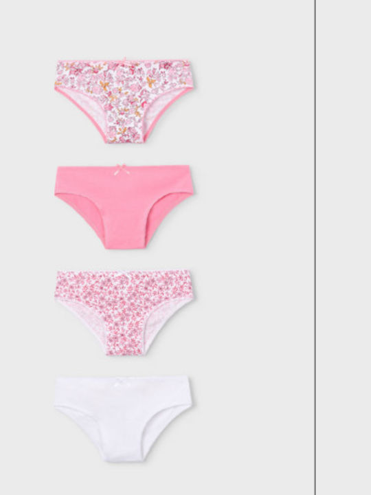 Mayoral Set of Kids' Briefs Pink 4pcs