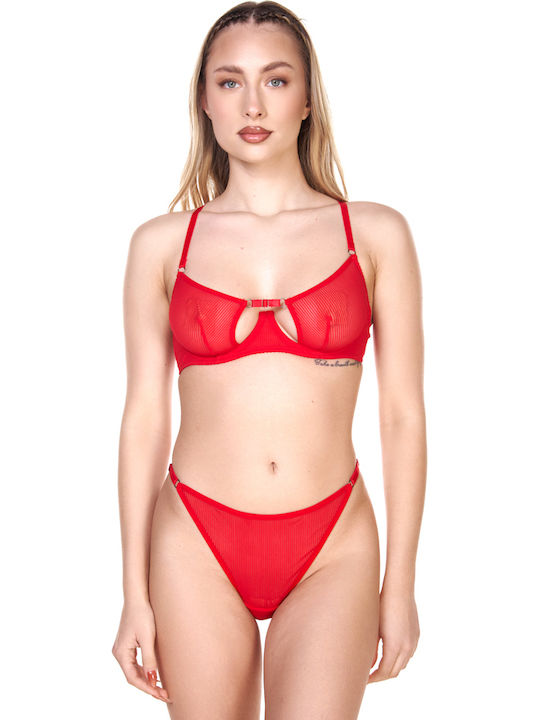 Comfort Unterwäsche-Set für Damen BH mit Zeiche...