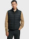 Logo Logo Sleeveless Jacket Waterproof Dark Green