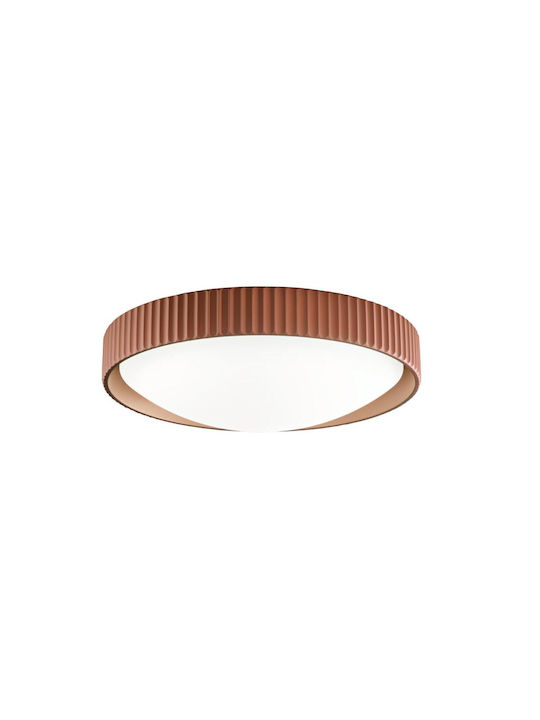 Ondaluce Ceiling Mount Light 41cm Bronze with Integrated LED made of Cement