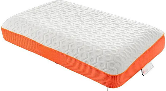Hard Orthopedic Neck Pillow For Stable Support Orange 60x40x15.5cm