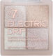 Paletă Farduri de Pleoape Shimmer Electric Drip W7