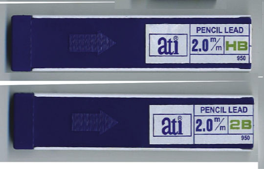 Mine Ati Groase 2mm No 950-hb Pachet 12 Mine