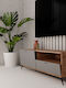 Stand TV Culoare Nuc - Gri L150xA39xÎ58.5cm