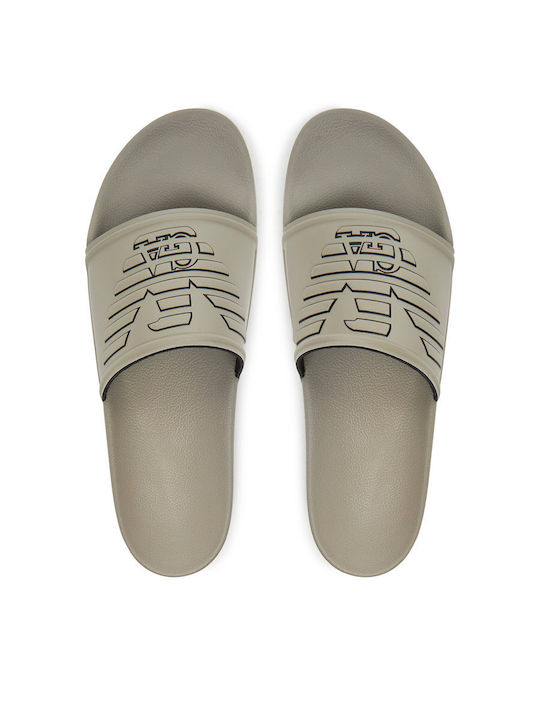 Emporio Armani Ανδρικά Slides Μπεζ